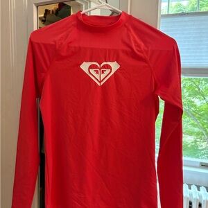 Roxy Womens Long Sleeve Swim Shirt. Size Medium